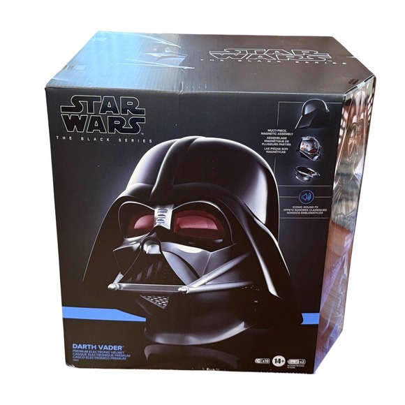 Hasbro Star Wars Black Series Darth Vader Helmet New Obi-Wan Kenobi F8103